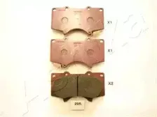 Комплект тормозных колодок, дисковый тормоз ASHIKA купить