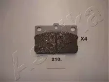 Комплект тормозных колодок, дисковый тормоз ASHIKA купить