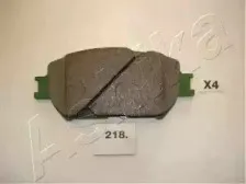 Комплект тормозных колодок, дисковый тормоз ASHIKA купить