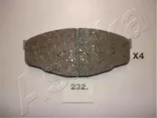 Комплект тормозных колодок, дисковый тормоз ASHIKA купить