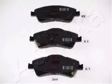 Комплект тормозных колодок, дисковый тормоз ASHIKA купить