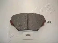 Комплект тормозных колодок, дисковый тормоз ASHIKA купить