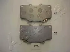 Комплект тормозных колодок, дисковый тормоз ASHIKA купить