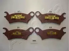 Комплект тормозных колодок, дисковый тормоз ASHIKA купить