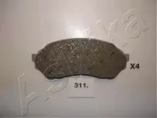 Комплект тормозных колодок, дисковый тормоз ASHIKA купить