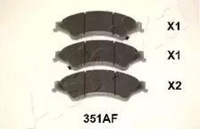 Комплект тормозных колодок, дисковый тормоз ASHIKA купить