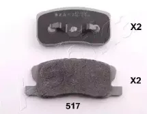 Комплект тормозных колодок, дисковый тормоз ASHIKA купить