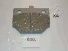 Комплект тормозных колодок, дисковый тормоз ASHIKA купить