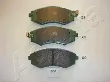 Комплект тормозных колодок, дисковый тормоз ASHIKA купить