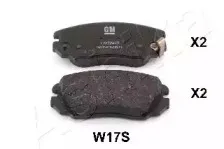 Комплект тормозных колодок, дисковый тормоз ASHIKA купить