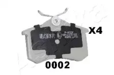 Комплект тормозных колодок, дисковый тормоз ASHIKA купить