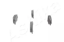 Комплект тормозных колодок, дисковый тормоз ASHIKA купить