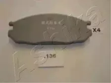 Комплект тормозных колодок, дисковый тормоз ASHIKA купить