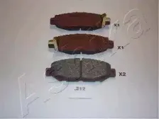 Комплект тормозных колодок, дисковый тормоз ASHIKA купить