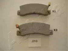 Комплект тормозных колодок, дисковый тормоз ASHIKA купить