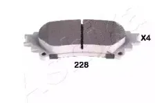 Комплект тормозных колодок, дисковый тормоз ASHIKA купить