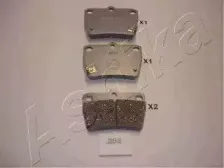 Комплект тормозных колодок, дисковый тормоз ASHIKA купить