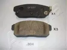 Комплект тормозных колодок, дисковый тормоз ASHIKA купить