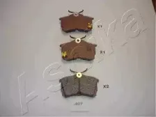 Комплект тормозных колодок, дисковый тормоз ASHIKA купить