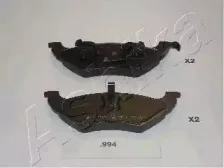 Комплект тормозных колодок, дисковый тормоз ASHIKA купить