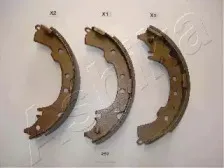 Колодки гальмівні барабанні (комплект 4 шт) ASHIKA купить