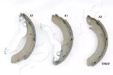 Колодки гальмівні барабанні (комплект 4 шт) ASHIKA купить