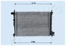 Радиатор, охлаждение двигателя ASHIKA купить