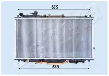 Радиатор, охлаждение двигателя ASHIKA купить
