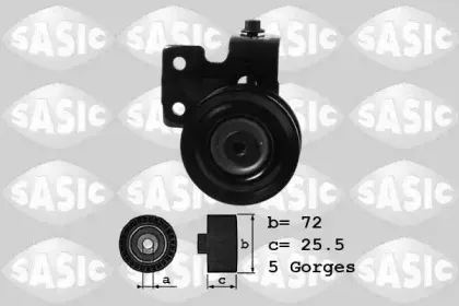 Натяжитель ремня, клиновой зубча SASIC купить