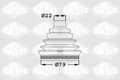 Комплект пылника, приводной вал SASIC купить