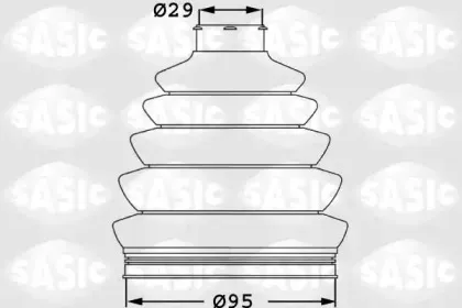1906027   SASIC - Пильовик привідного валу SASIC купить