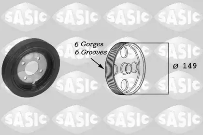 Ременный шкив, коленчатый вал SASIC купить