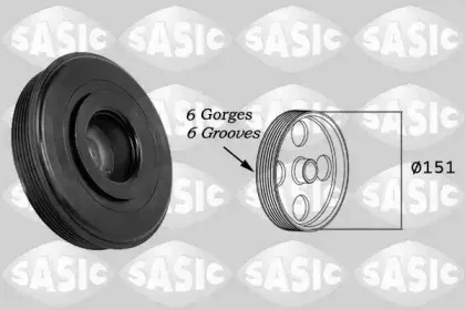 Ременный шкив, коленчатый вал SASIC купить