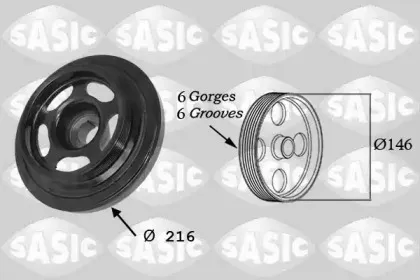 Ременный шкив, коленчатый вал SASIC купить