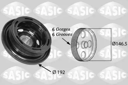 Ременный шкив, коленчатый вал SASIC купить