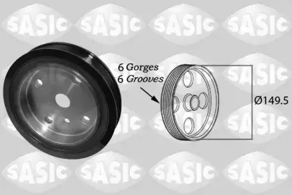 Ременный шкив, коленчатый вал SASIC купить