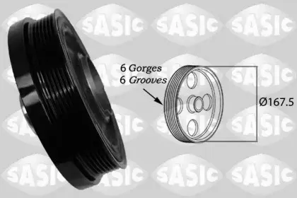 Ременный шкив, коленчатый вал SASIC купить