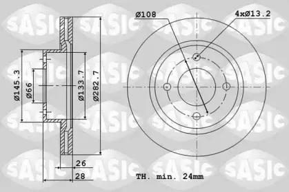 Тормозной диск SASIC купить