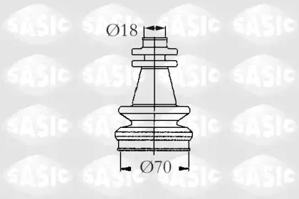 Комплект пылника, приводной вал SASIC купить