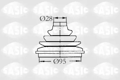 2933003   SASIC - Пильовик привідного валу SASIC купить