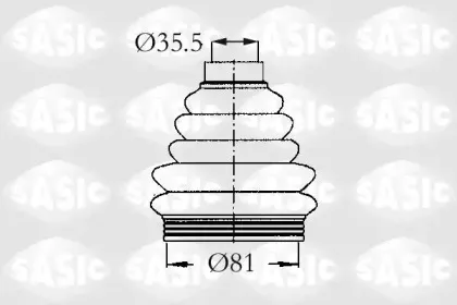 2933203   SASIC - Пильовик привідного валу SASIC купить