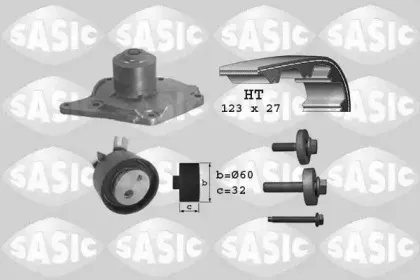 Водяной насос + комплект зубчатого ремня SASIC купить