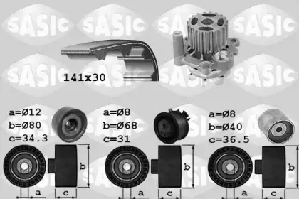 Водяной насос + комплект зубчатого ремня SASIC купить