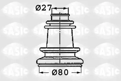 Комплект пылника, приводной вал SASIC купить