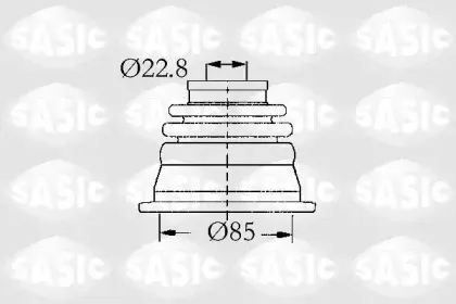 Комплект пылника, приводной вал SASIC купить