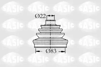 Комплект пылника, приводной вал SASIC купить