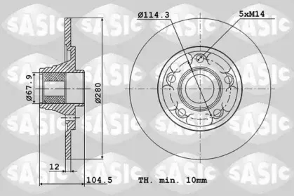Тормозной диск SASIC купить