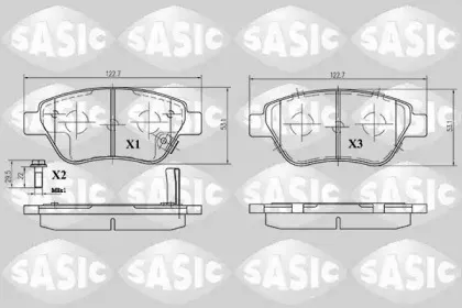 Комплект тормозных колодок, дисковый тормоз SASIC купить