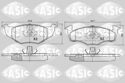Комплект тормозных колодок, дисковый тормоз SASIC купить