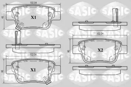 Комплект тормозных колодок, дисковый тормоз SASIC купить